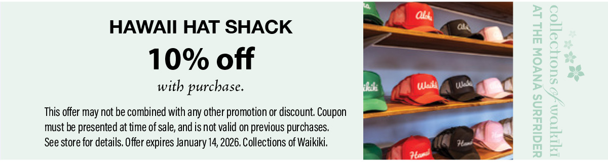 Hawaii Hat Shack coupon