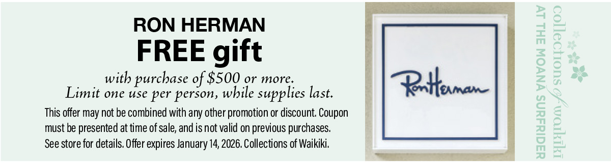 Ron Herman Moana Surfrider Coupon