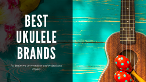 Best Ukulele Brands For Beginners and Professional Players best ukulele brands header - photo of an ukulele on a blue wooden background